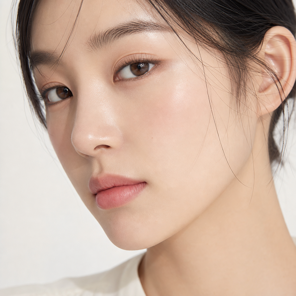 입가와 주변 피부를 살펴봅니다