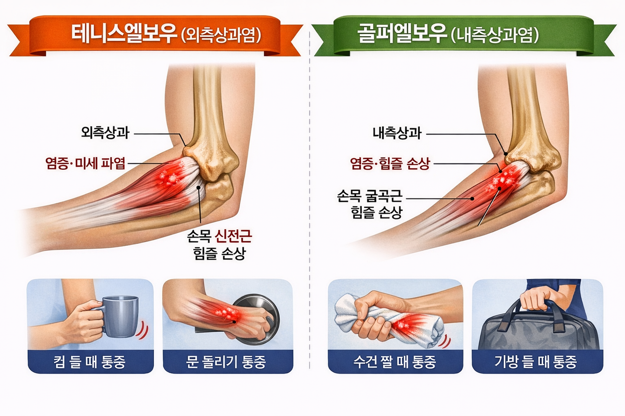 Manual Therapy in Nonhyeon-dong, Incheon: Tennis Elbow and Golfer's Elbow