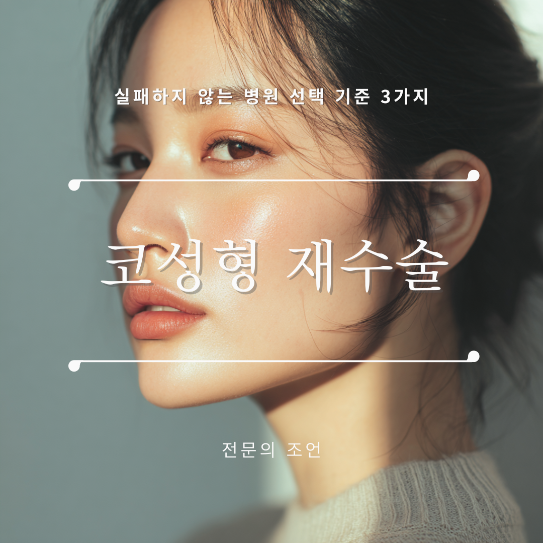 신사역 성형외과 코성형 재수술, 병원 선택 기준 세 가지