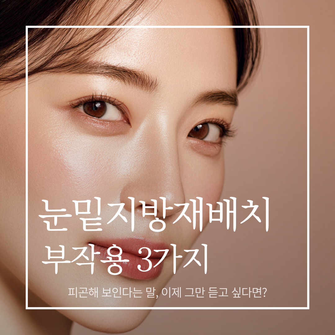 강남 신사역 성형외과 눈밑지방재배치 부작용 체크
