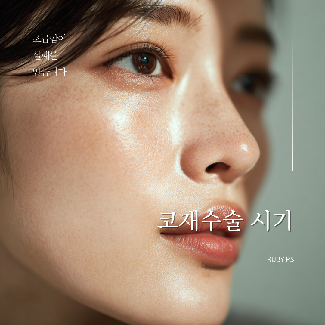 신사역 성형외과 코재수술 시기와 6개월 원칙
