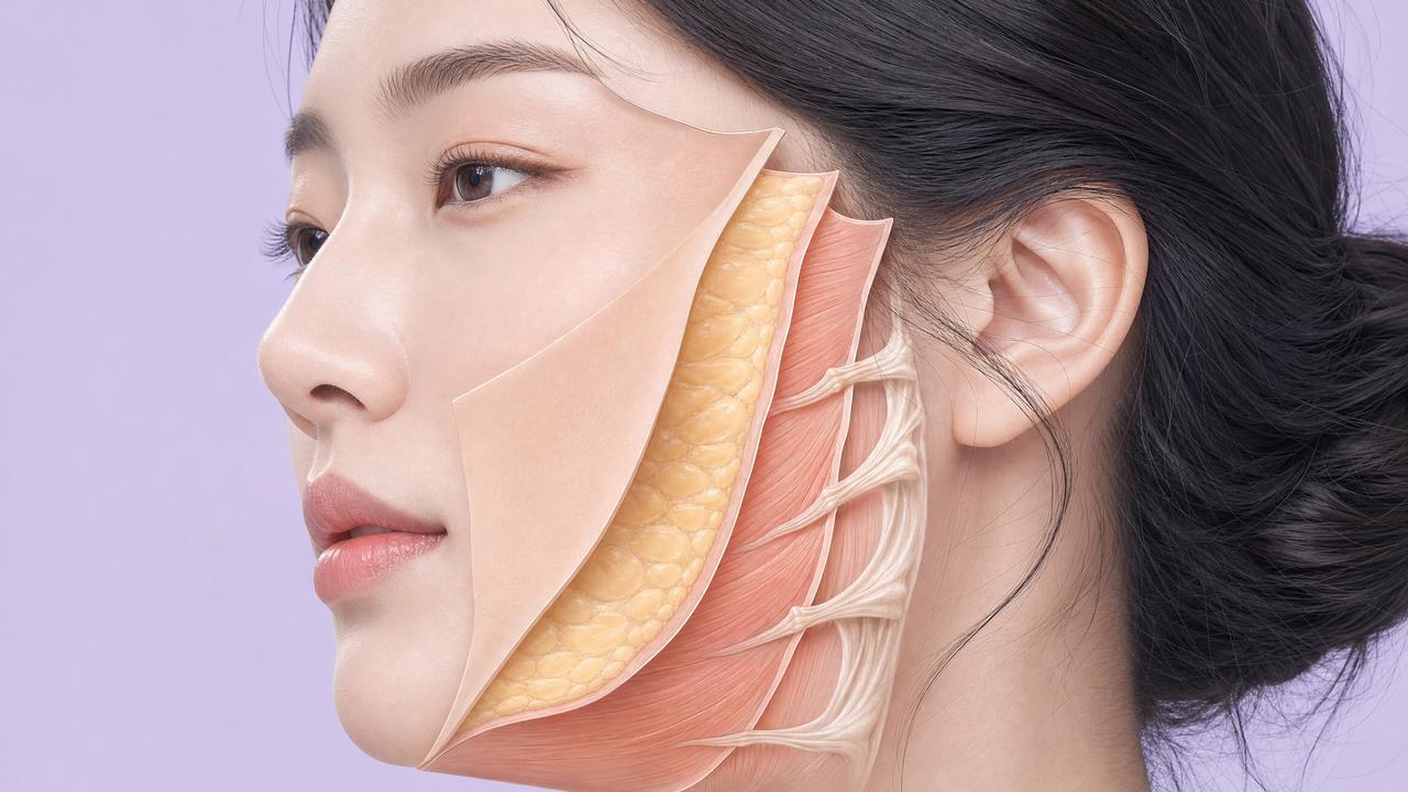 유지인대, 근육, 지방 분석