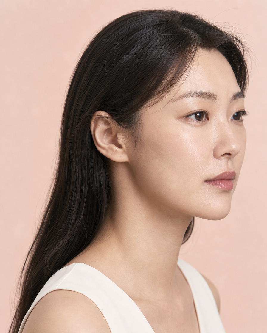옅은 흑자 및 재발 흑자 제거